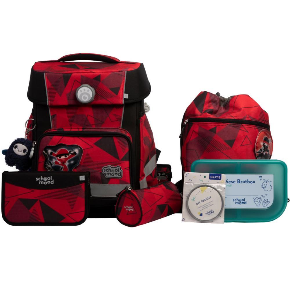 School Mood Champion Maxx Pro Kai Ninja Schulranzen Set 7tlg.
