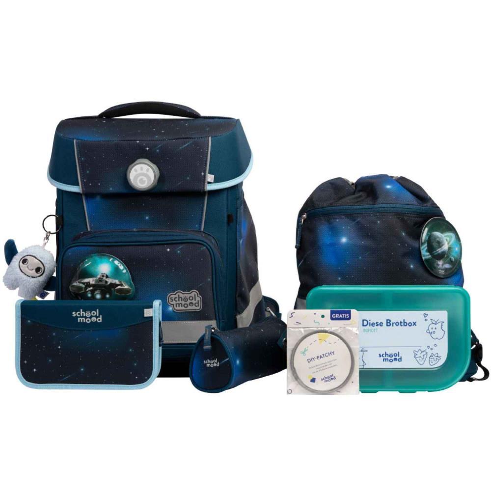 School Mood Champion Maxx Pro Moritz Weltall Schulranzen Set 7tlg.
