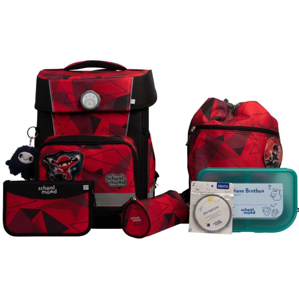 School Mood Champion Pro Kai Ninja Schulranzen Set 7tlg.