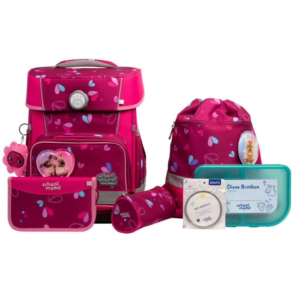 School Mood Champion Pro Klara Häschen Schulranzen Set 7tlg.