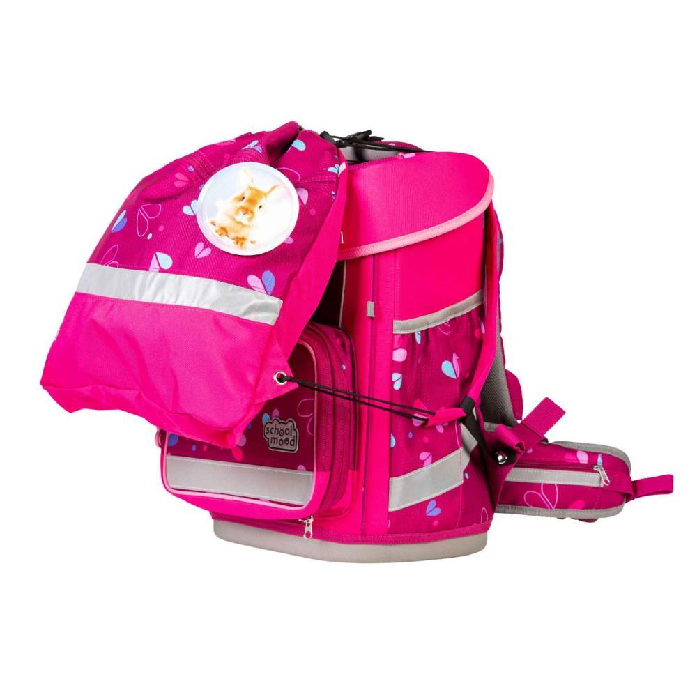 School Mood Champion Pro Klara Häschen Schulranzen Set 7tlg.