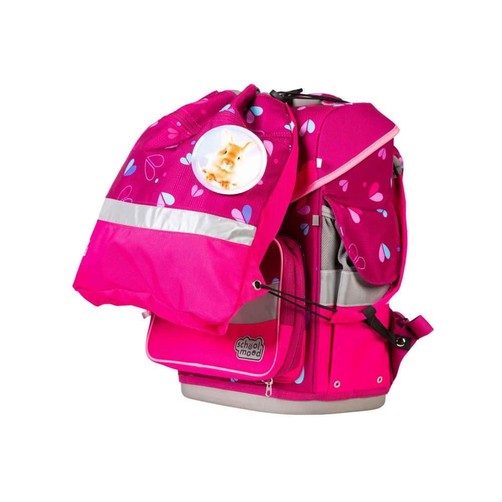 School Mood Timeless Pro Klara Häschen Schulranzen Set 7tlg.