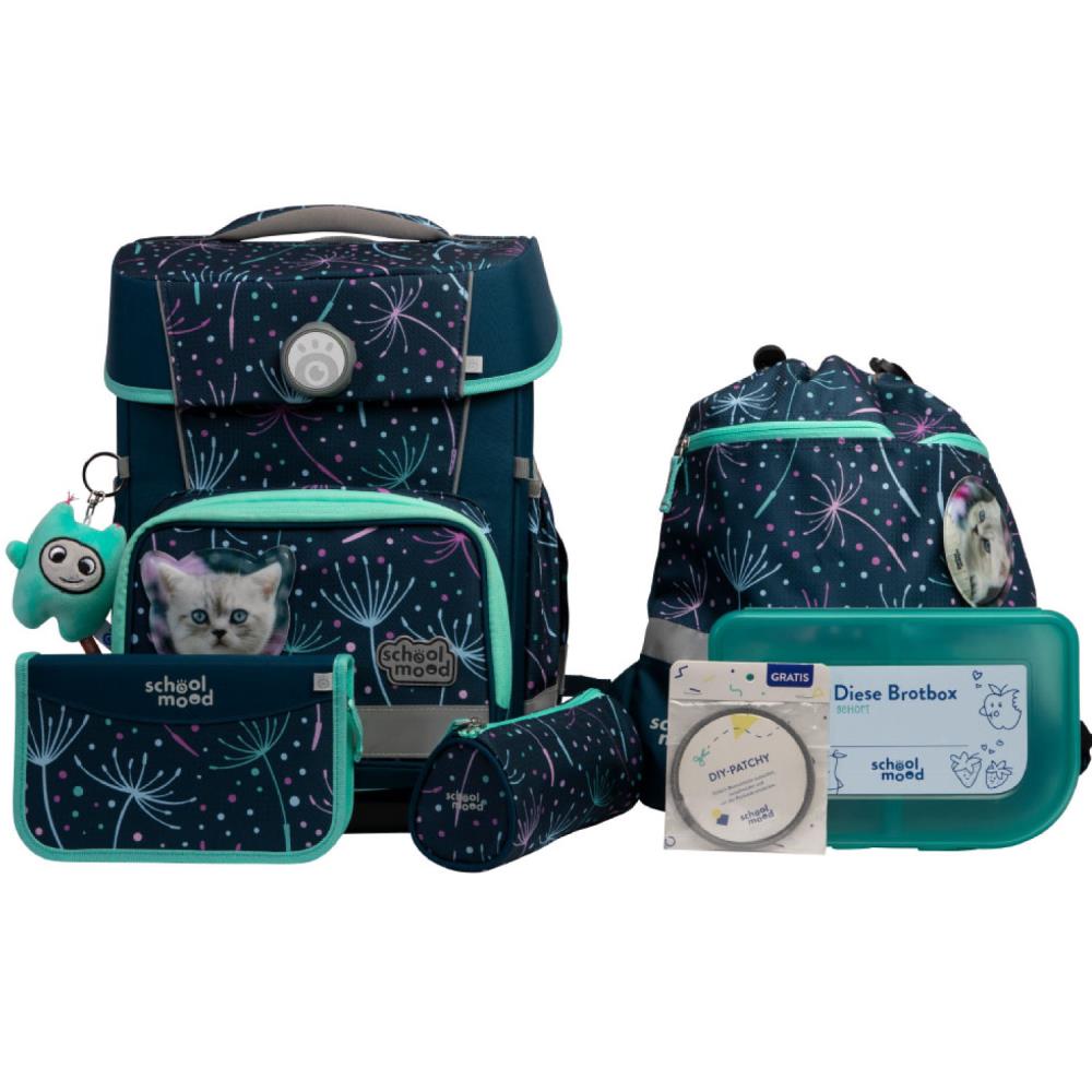 School Mood Champion Pro Lina Kätzchen Schulranzen Set 7tlg.