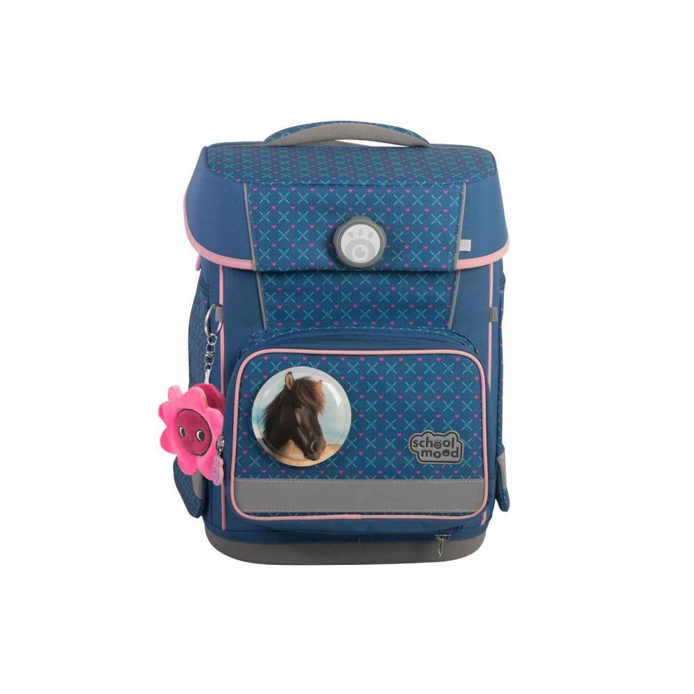 School Mood Champion Maxx Pro Mila Pferd Schulranzen Set 7tlg.