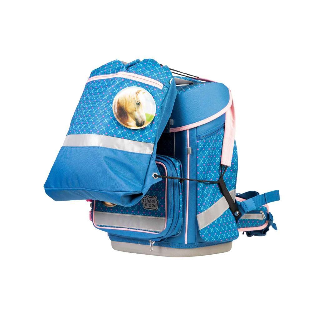 School Mood Champion Maxx Pro Mila Pferd Schulranzen Set 7tlg.