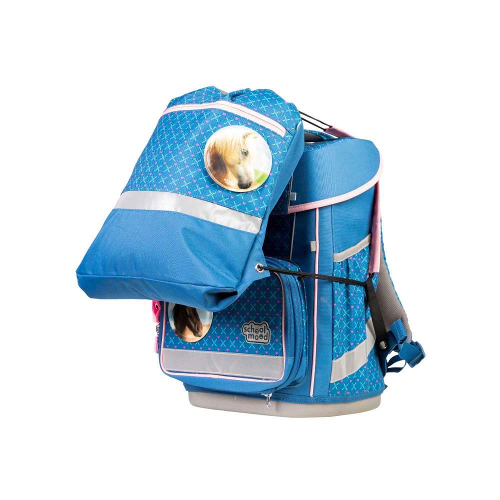 School Mood Champion Pro Mila Pferd Schulranzen Set 7tlg.
