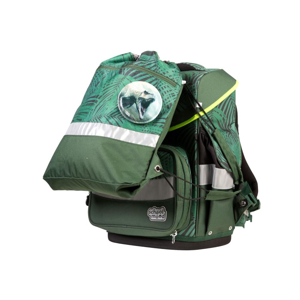 School Mood Timeless Pro Daniel Dinosaurier Schulranzen Set 7tlg.