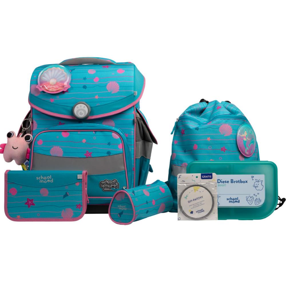 School Mood Timeless Pro Lilly Meerjungfrau Schulranzen Set 7tlg.