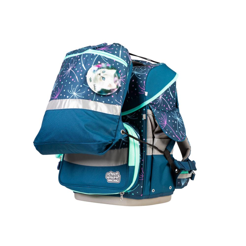 School Mood Timeless Pro Lina Kätzchen Schulranzen Set 7tlg.