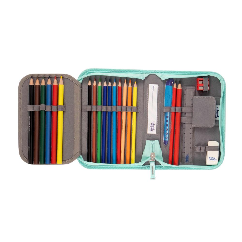 School Mood Timeless Pro Lina Kätzchen Schulranzen Set 7tlg.