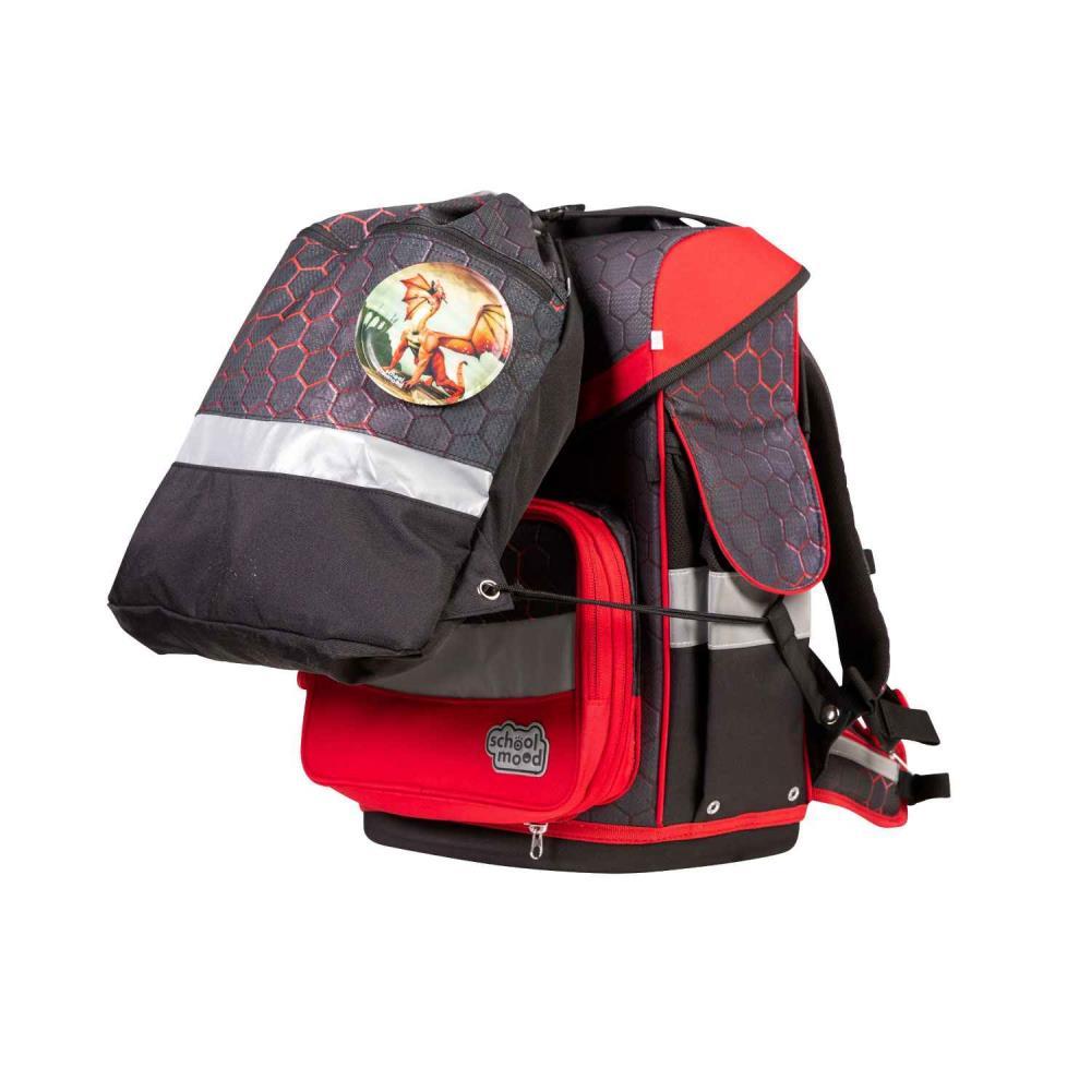 School Mood Timeless Pro Mika Drache Schulranzen Set 7tlg.
