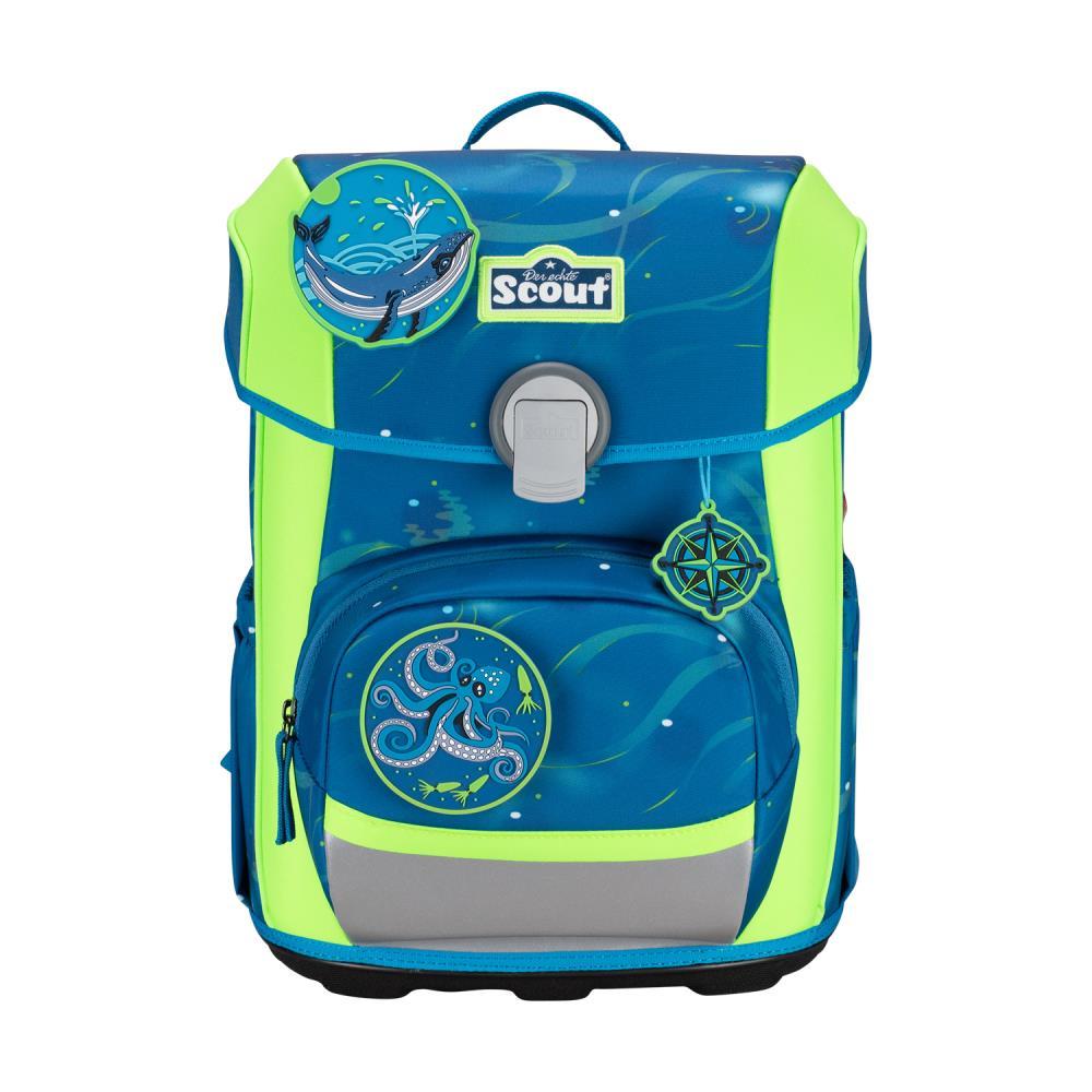 Scout Neo DIN Deep Sea Schulranzen Set 4tlg.