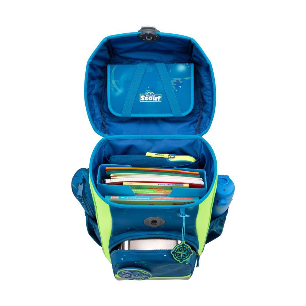 Scout Neo DIN Deep Sea Schulranzen Set 4tlg.