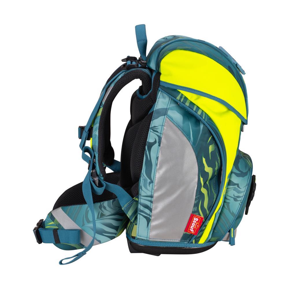Scout Alpha DIN Action Schulrucksack Set 4tlg.