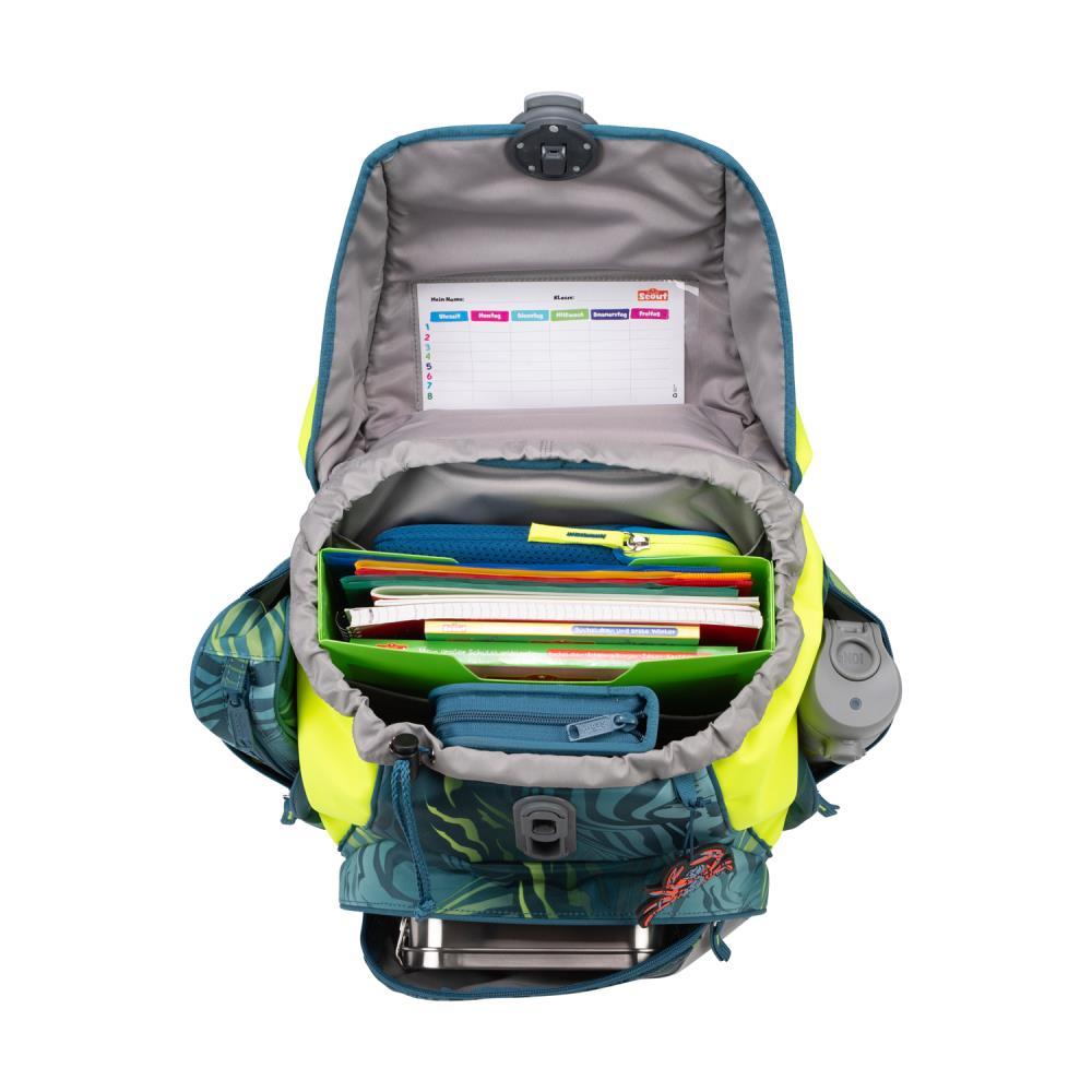 Scout Alpha DIN Action Schulrucksack Set 4tlg.