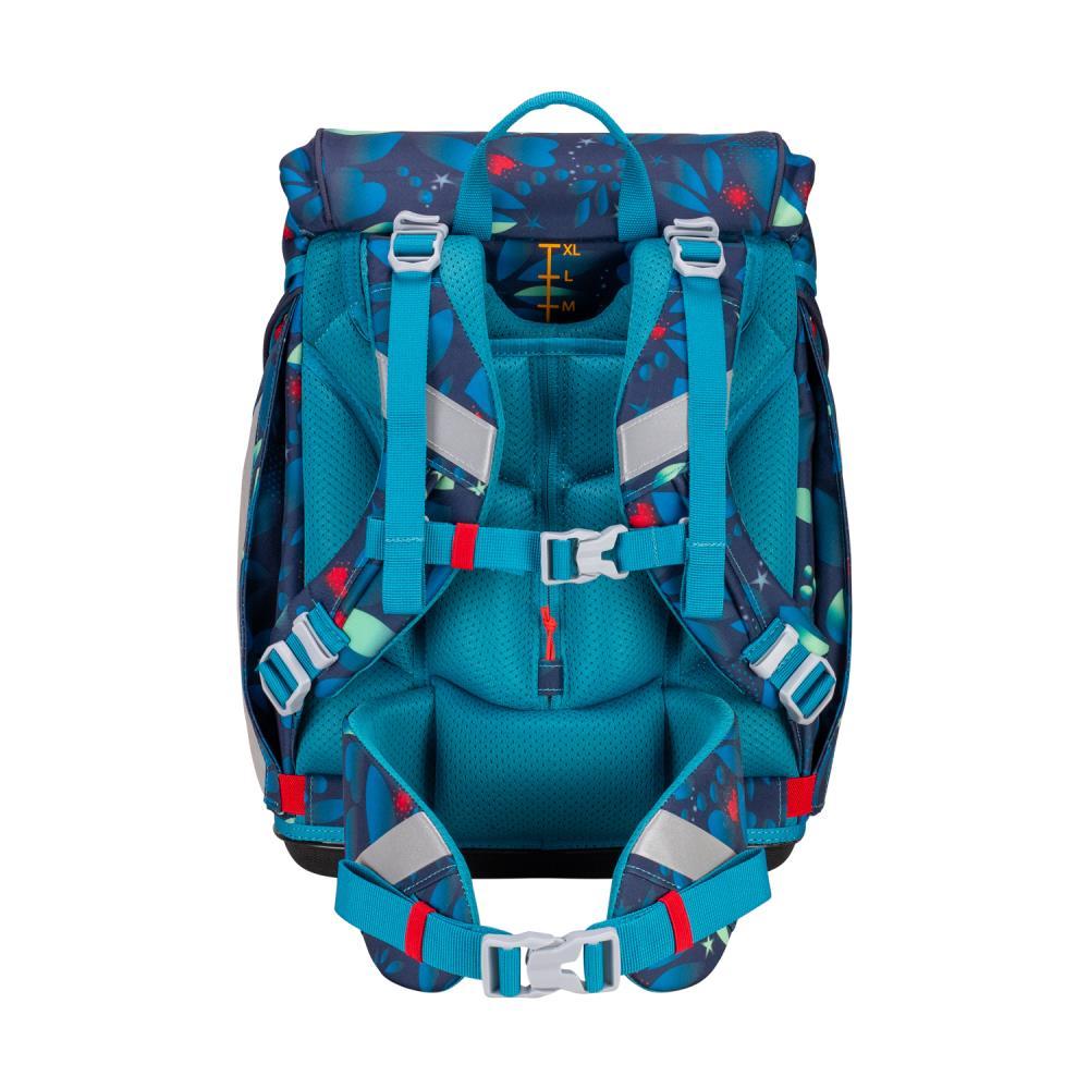 Scout Exklusiv Alpha LED White Unicorn Schulrucksack Set 4tlg.
