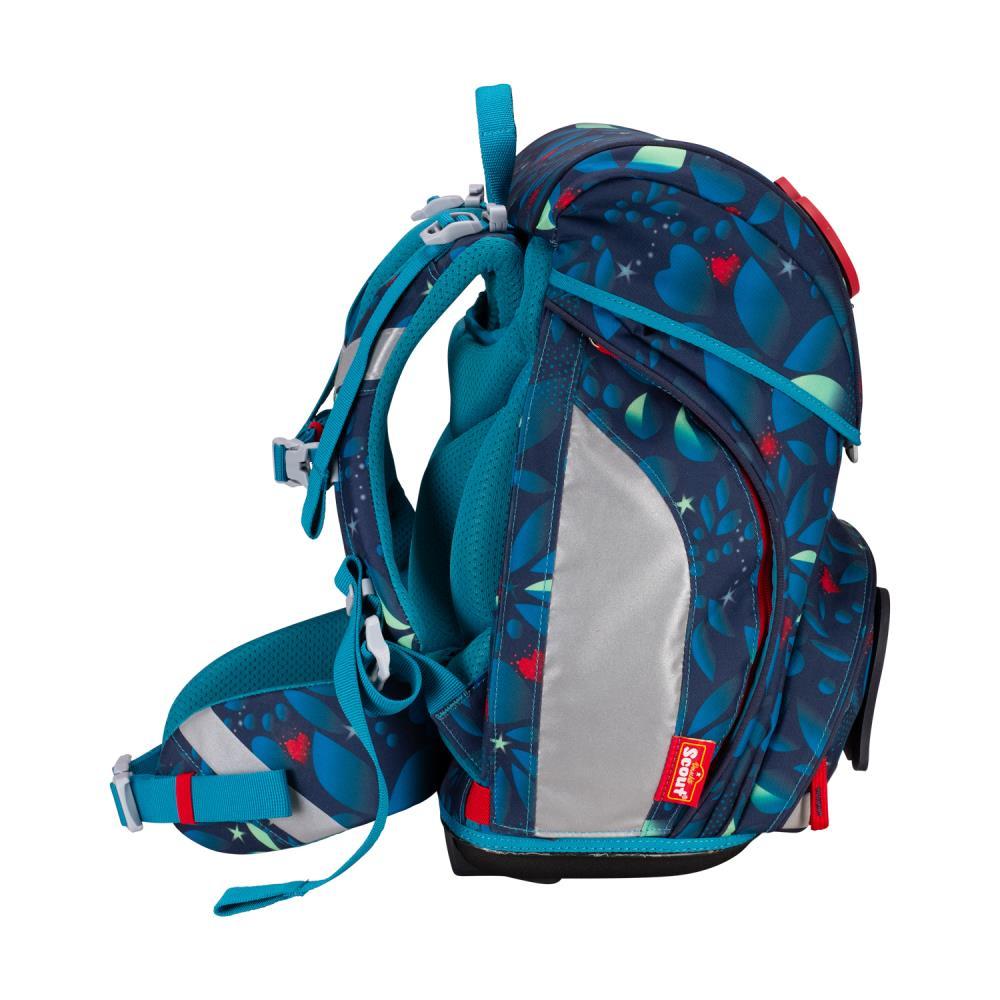 Scout Exklusiv Alpha LED White Unicorn Schulrucksack Set 4tlg.
