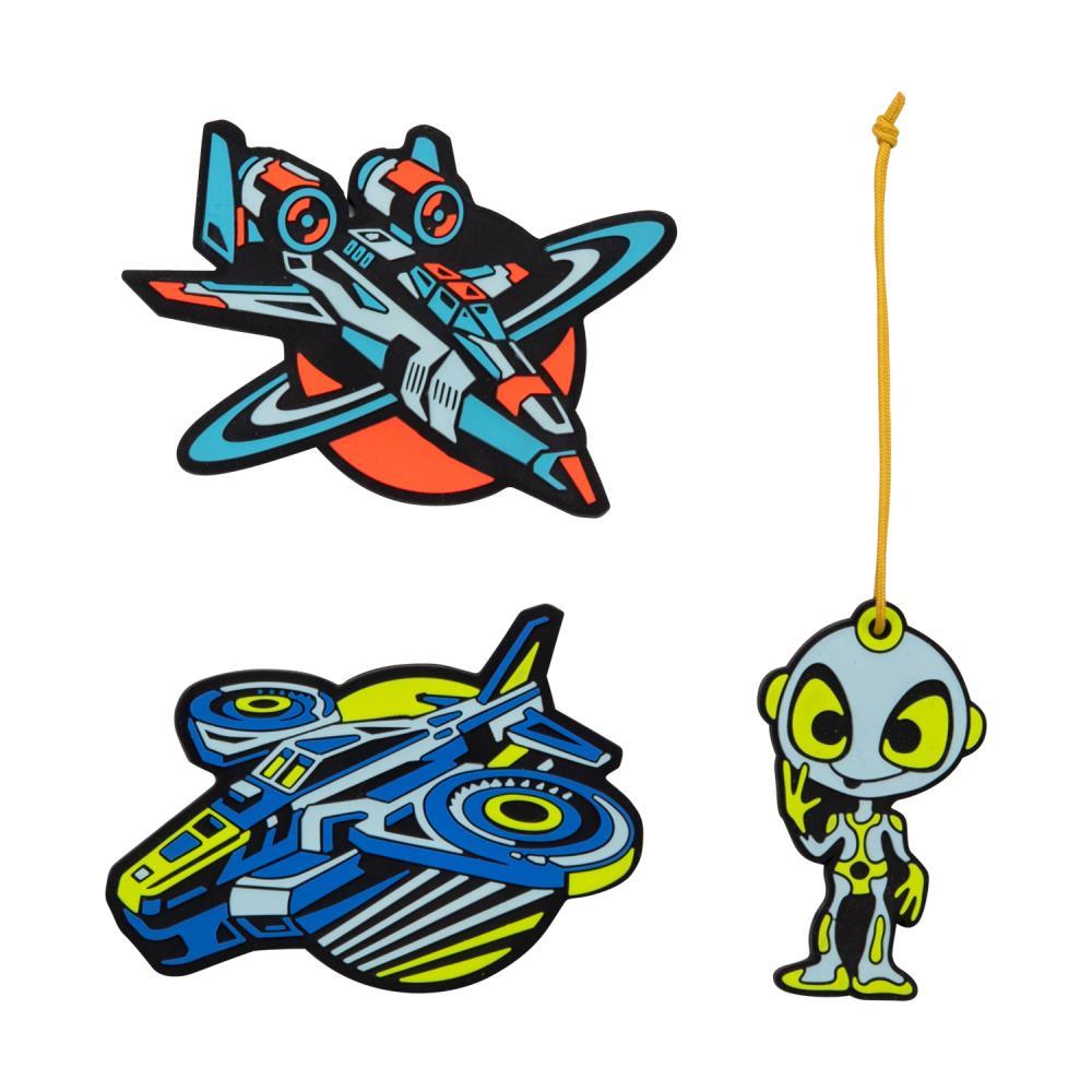 Scout Exklusiv Neo LED Planets Schulranzen Set 4tlg.