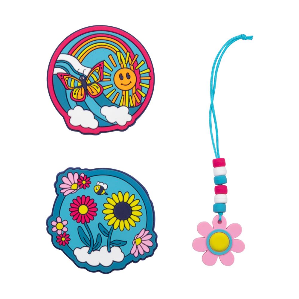 Scout Exklusiv Neo Safety Light Happy Rainbow Schulranzen Set 5tlg.