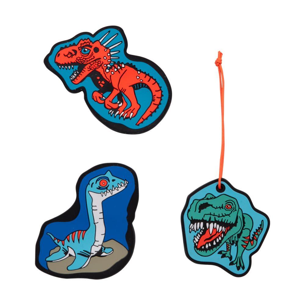 Scout Exklusiv Neo Superflash Blue Dino Schulranzen Set 4tlg.