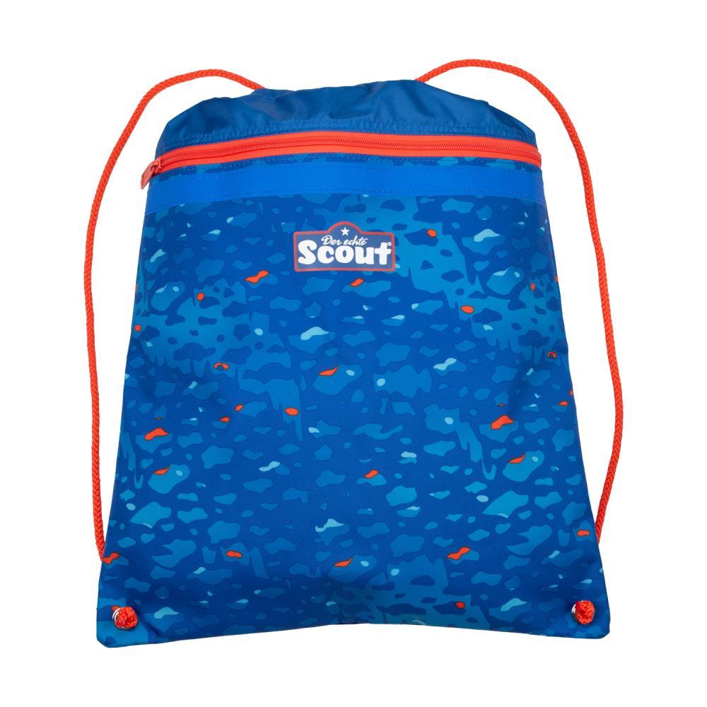 Scout Exklusiv Neo Superflash Blue Dino Schulranzen Set 4tlg.