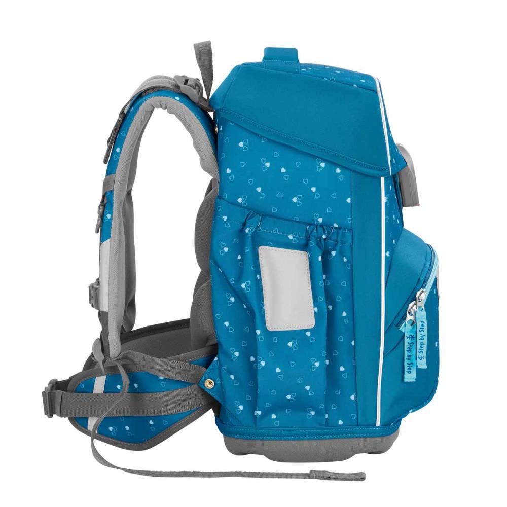 Step by Step Basis Blue Hearts Schulranzen Set 4tlg.