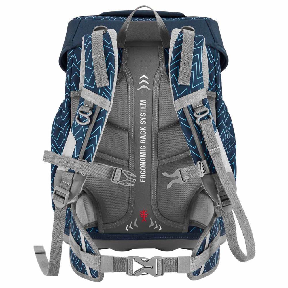 Step by Step Basis Blue Lines Schulranzen Set 4tlg.
