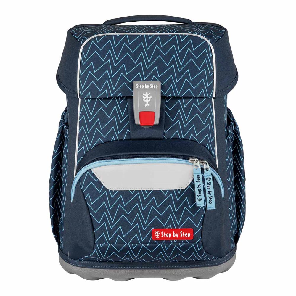 Step by Step Basis Blue Lines Schulranzen Set 4tlg.