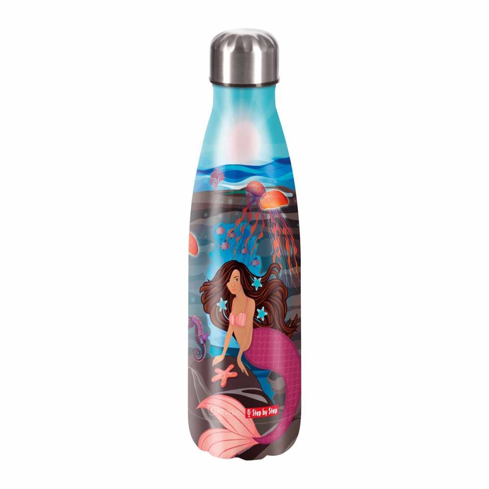 Step by Step Isolierte Edelstahl Trinkflasche Mermaid Delia