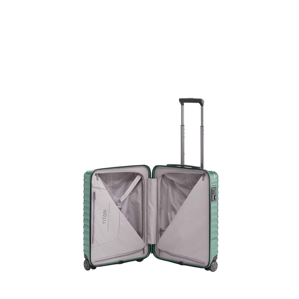 TITAN Litron Traubengrün 4-Rollen Trolley S 55cm