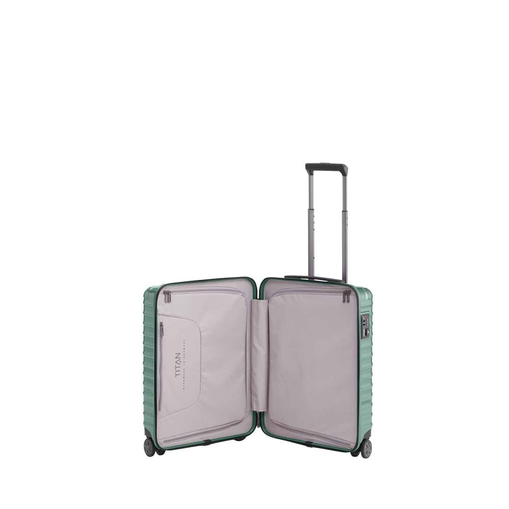 TITAN Litron Traubengrün 4-Rollen Trolley S 55cm