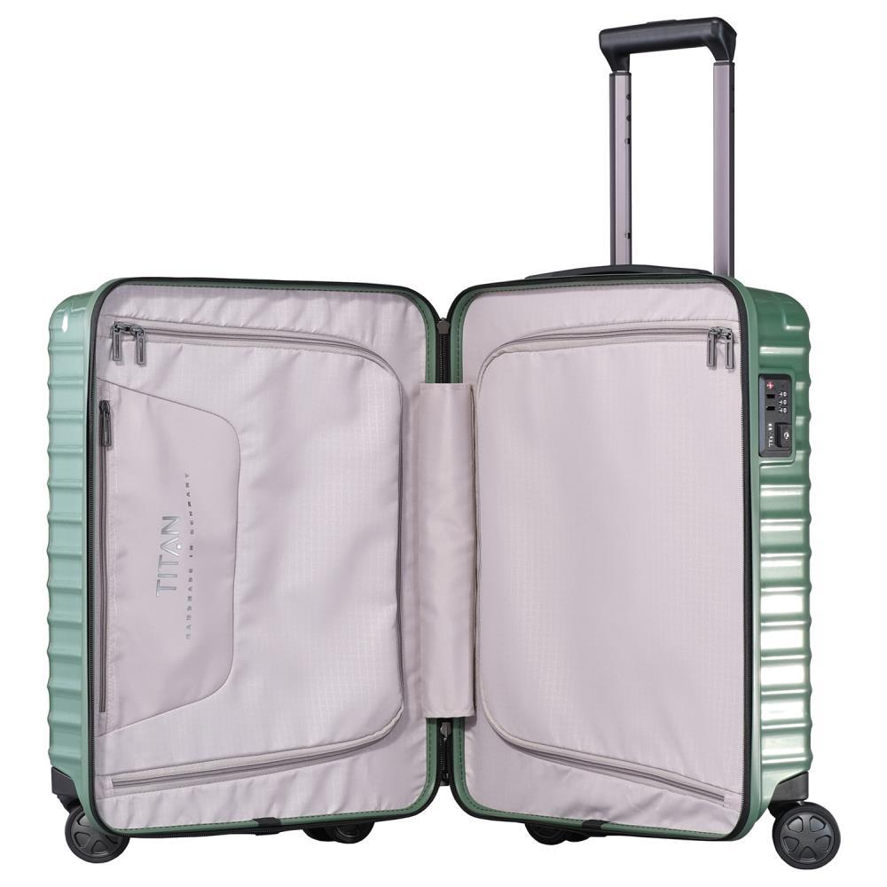 TITAN Litron Traubengrün 4-Rollen Trolley S 55cm