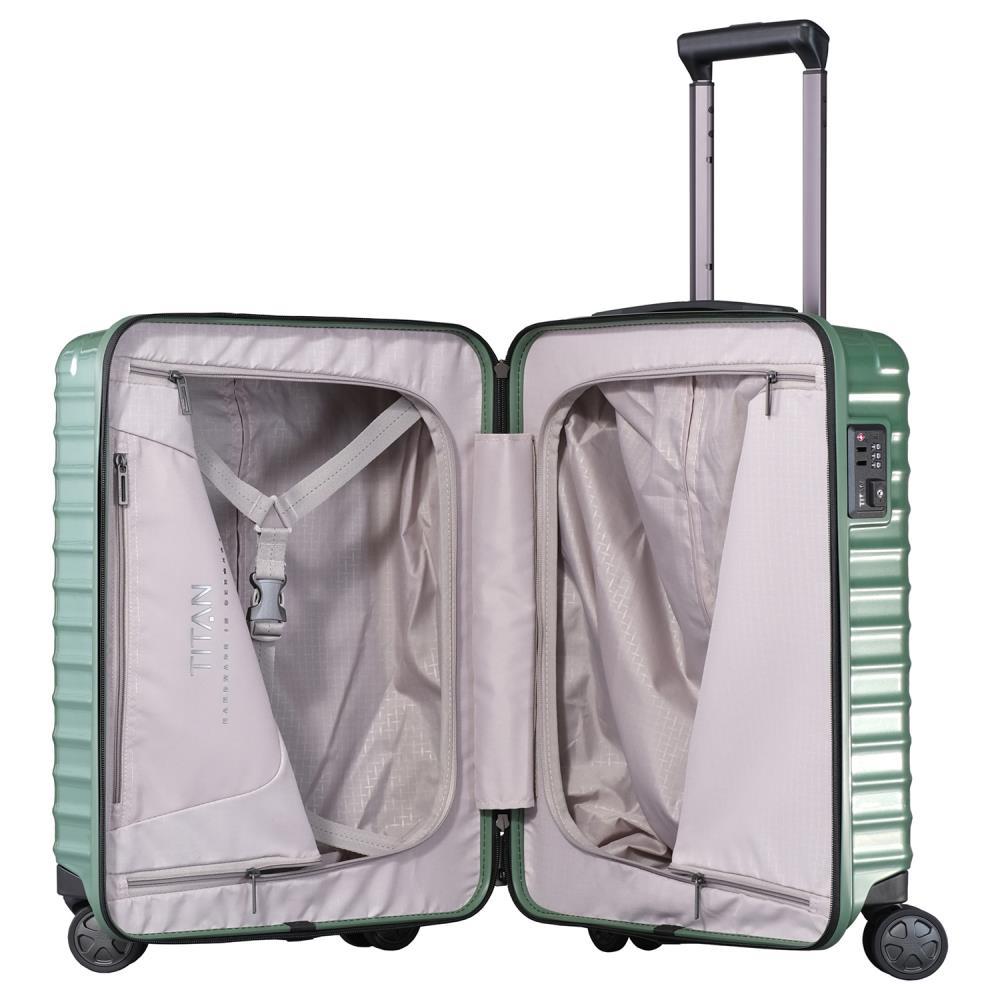 TITAN Litron Traubengrün 4-Rollen Trolley S 55cm