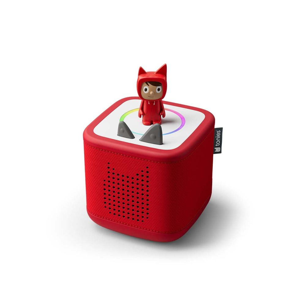 TONIES Starterset - Toniebox 2 Rot mit Kreativ-Tonie Rot Set 2tlg.