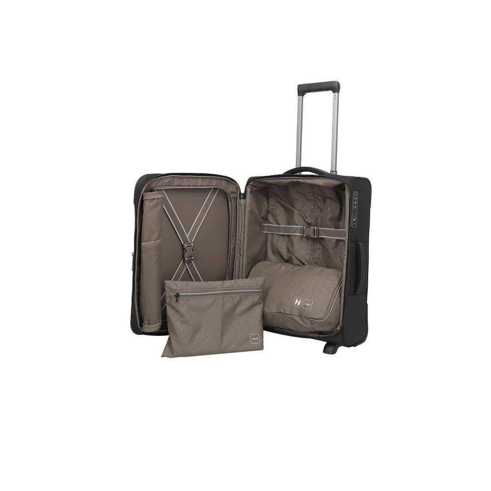 Travelite Crosslite Schwarz 2-Rollen Trolley S 54 cm