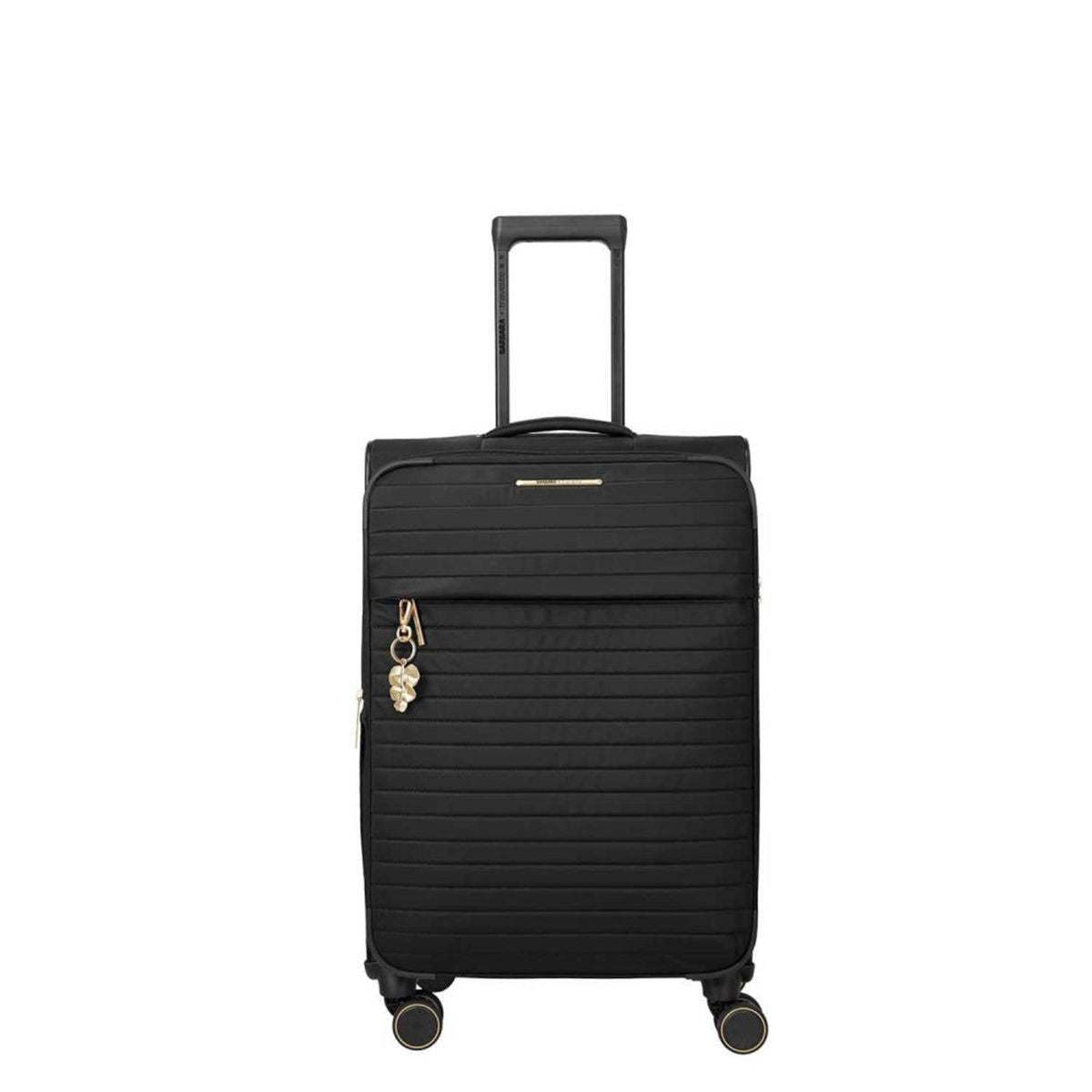 Travelite Barbara Stepp Black 4 Doppelrollen Trolley M 68 cm