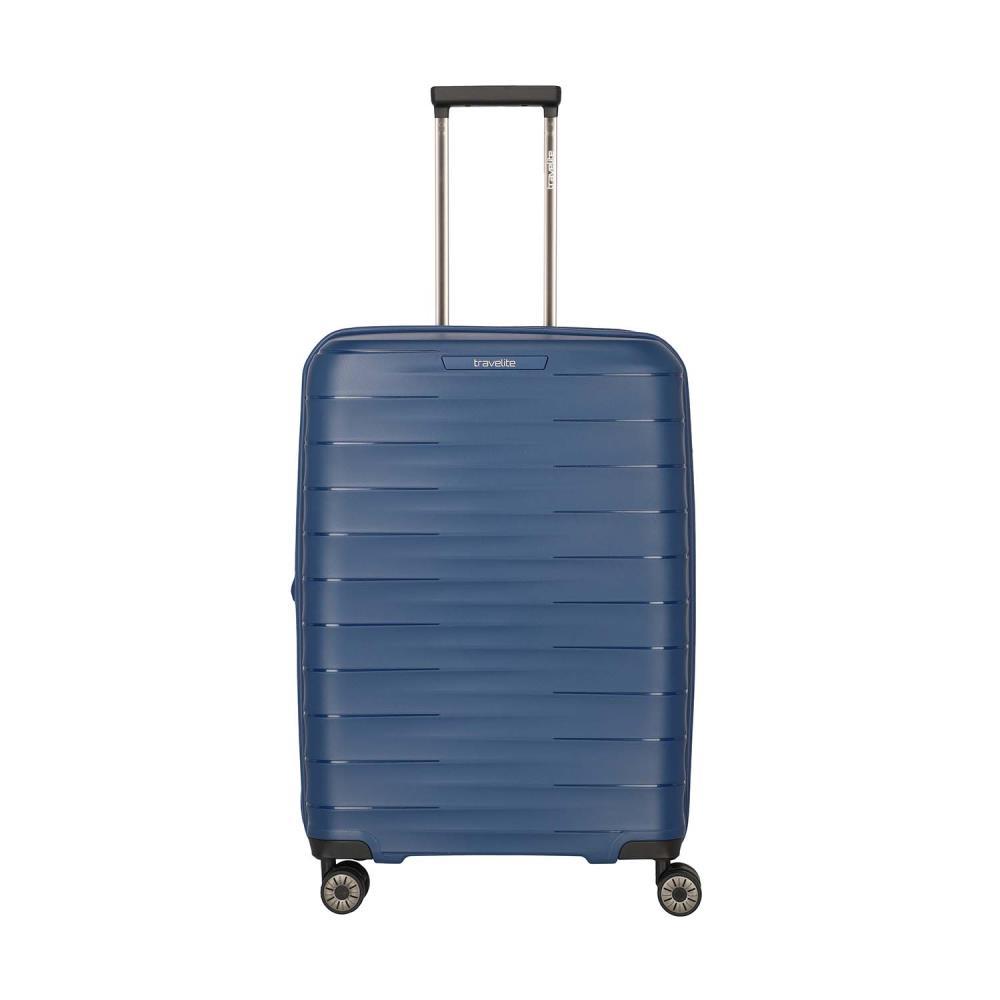 Travelite Mooby Marine 4-Doppelrollen Trolley M 66cm