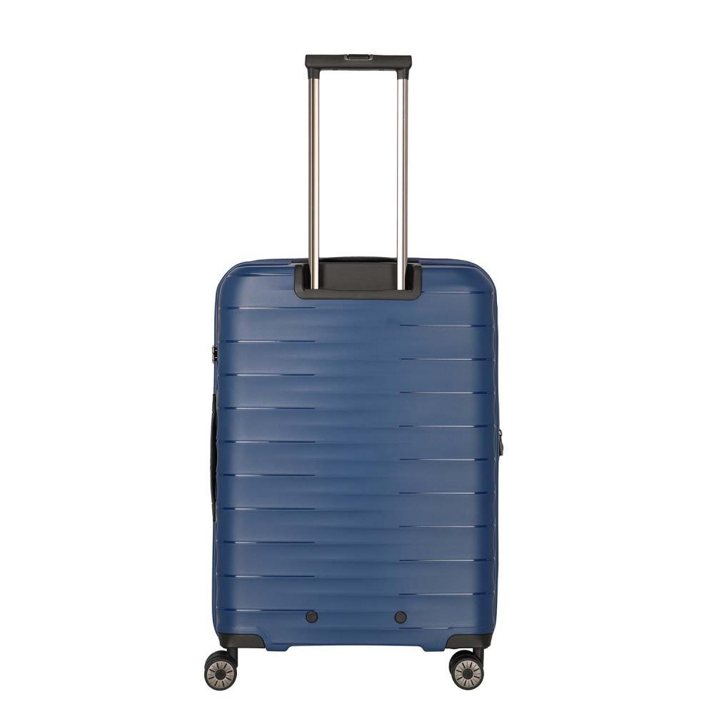 Travelite Mooby Marine 4-Doppelrollen Trolley M 66cm