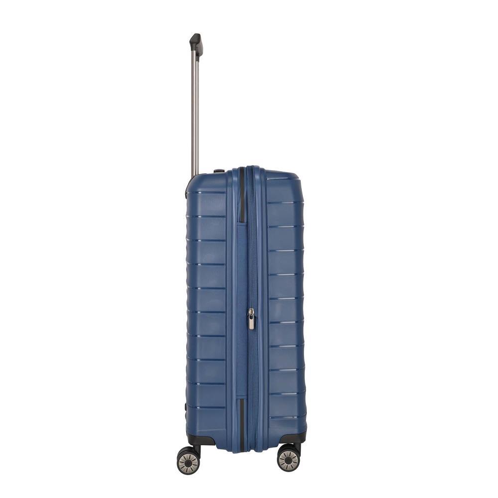 Travelite Mooby Marine 4-Doppelrollen Trolley M 66cm