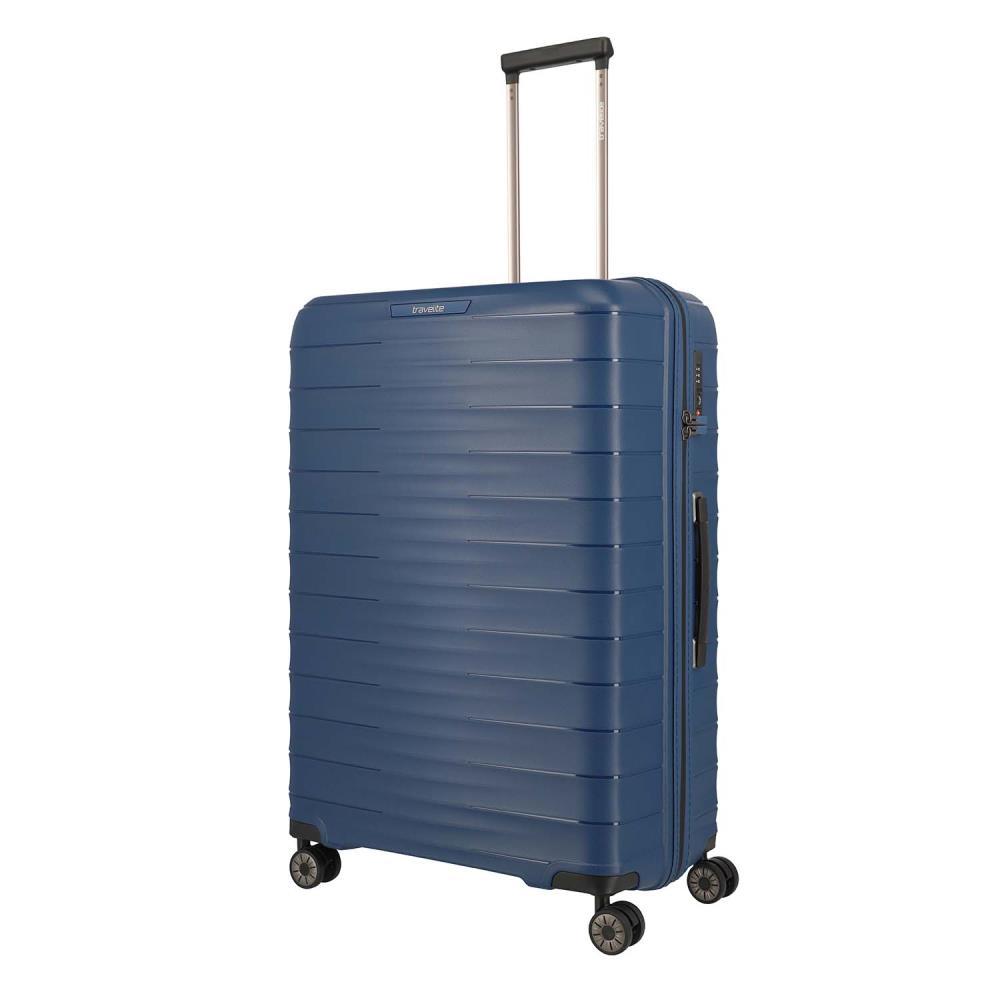 Travelite Mooby Marine 4-Doppelrollen Trolley L 77cm