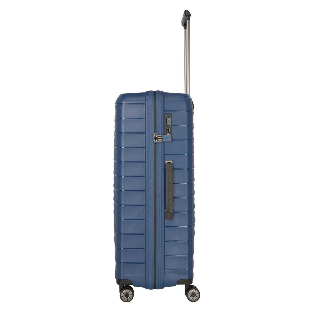 Travelite Mooby Marine 4-Doppelrollen Trolley L 77cm