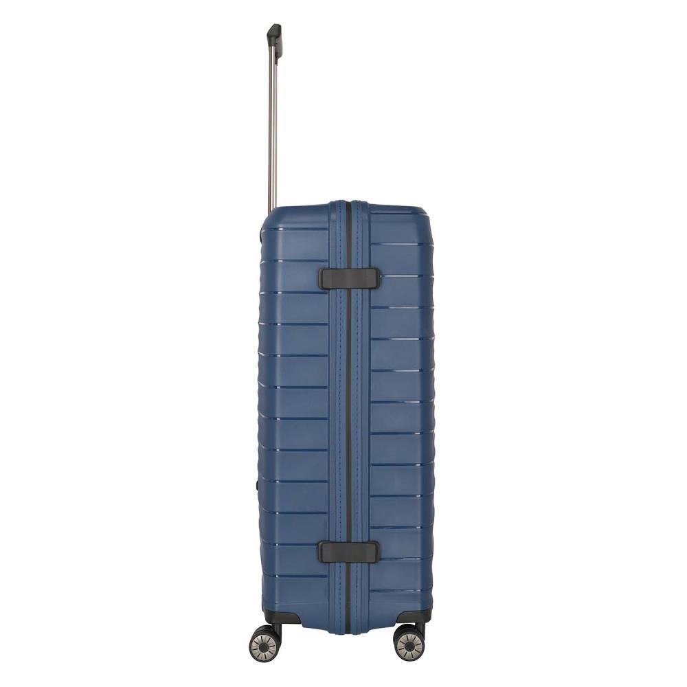 Travelite Mooby Marine 4-Doppelrollen Trolley L 77cm
