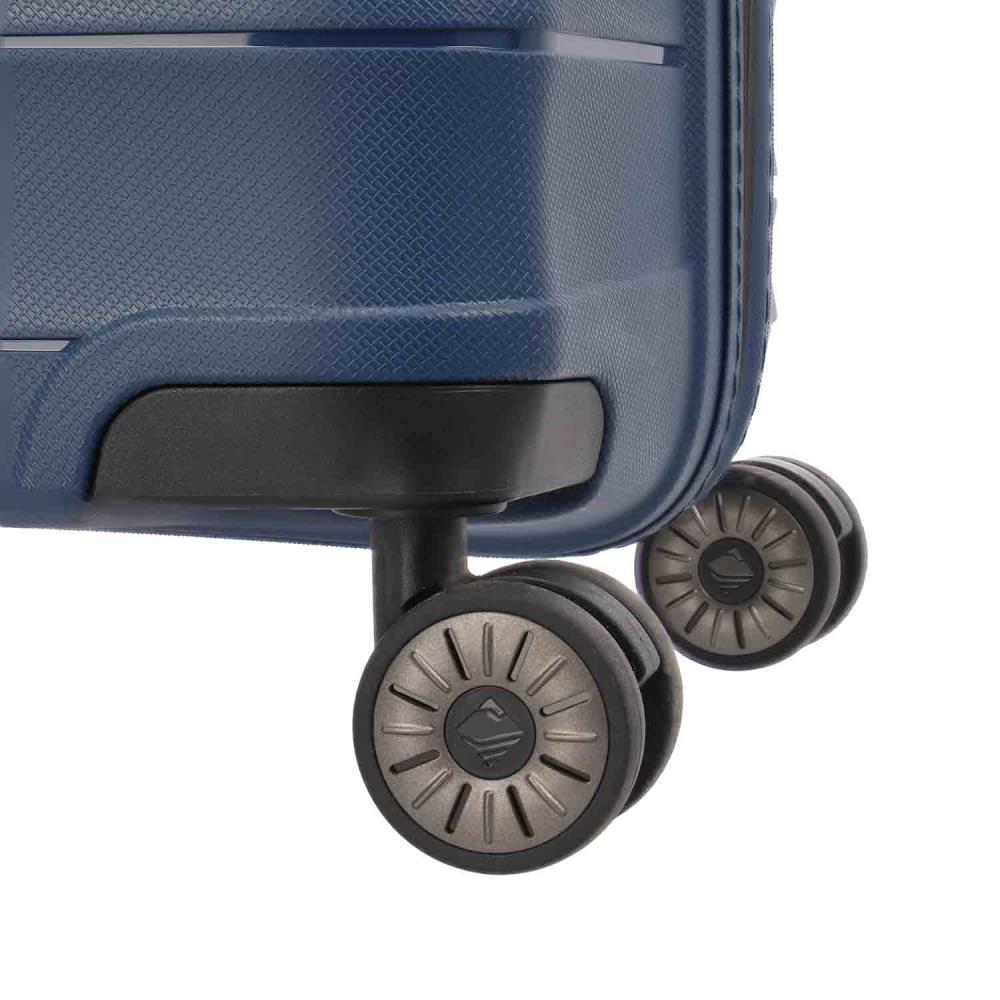 Travelite Mooby Marine 4-Doppelrollen Trolley L 77cm