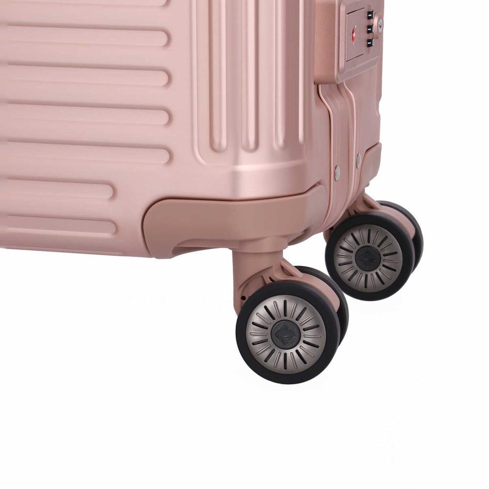 Travelite Next Rosé 4 Rollen Trolley S 55 cm