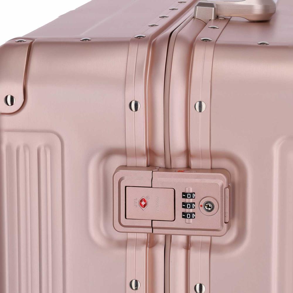 Travelite Next Rosé 4 Rollen Trolley S 55 cm