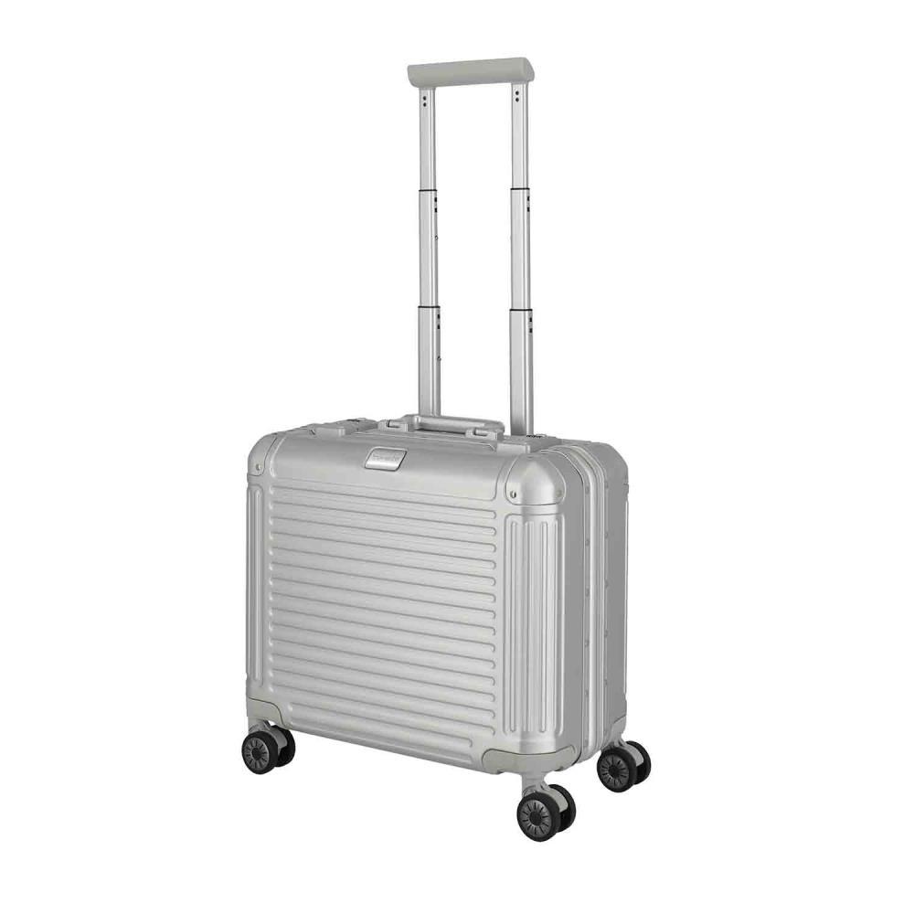 Travelite Next Silber 4 Rollen Business Wheeler Trolley 44 cm
