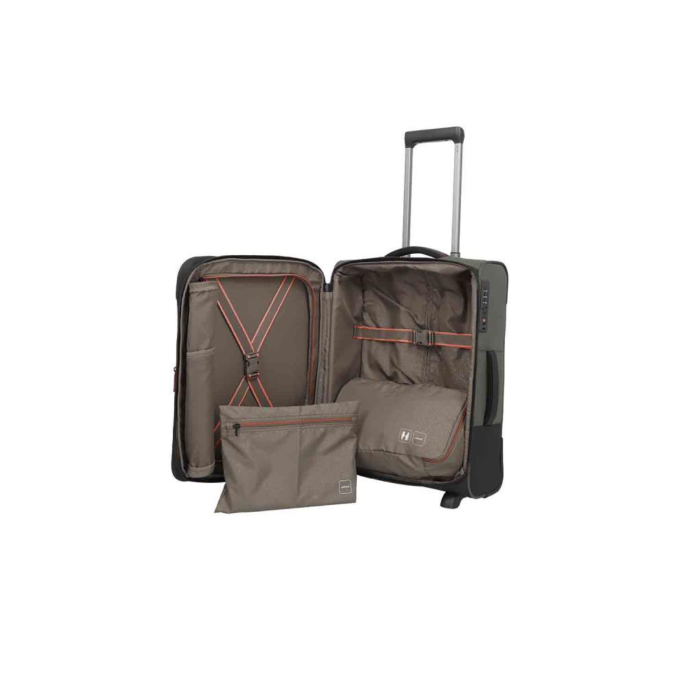 Travelite Crosslite Oliv 2-Rollen Trolley S 54 cm