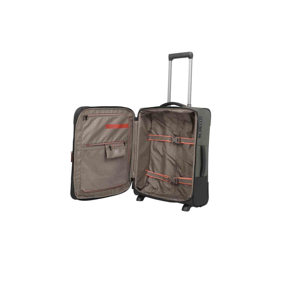 Travelite Crosslite Oliv 2-Rollen Trolley S 54 cm