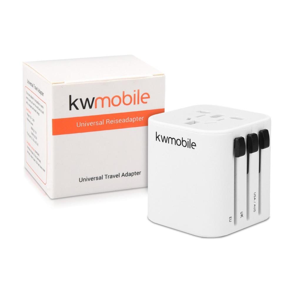 Universal Reiseadapter Weiß