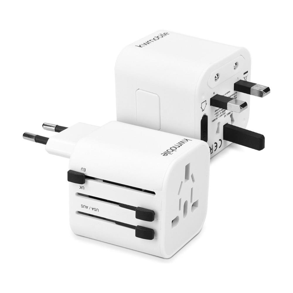 Universal Reiseadapter Weiß
